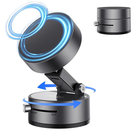 Vacuum Magnetic Suction Phone Holder (All iPhones, Android & GPS Devices and Cases Compatible)